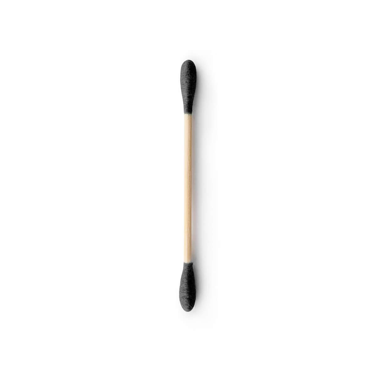 The Humble Co. - Humble Brush Cotton Swabs - Black, bambu kulak çubuğu Siyah, Çevre dostu pamuklu kulak çubukları, plastik içermeyen ambalaj, doğal renkli pamuktan kulak çubukları