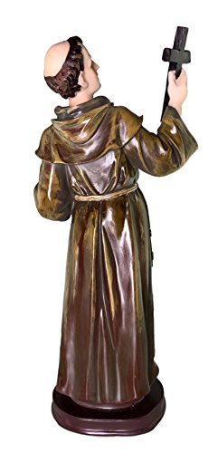 Estatua Alliance St. Junipero Serra 12 pulgadas miniatura 3