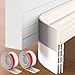 Produktbild 2 Stücke Türdichtung Zugluftstopper Für Türen, Tür Zugluftstopper & Türdichtung Selbstklebend, Schalldichter Türschutz Für Türen, Bürstendichtung & Door Seal, Türdichtung Unten, 5 x 100cm, 2M Weiß