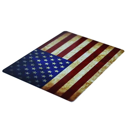 Image of Desert Tan US Flag Decals 1 Pair, Patriotic Emblem Badges Replacement for Truck & SUV Exterior Accessories, Veteran Support