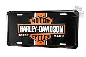Chroma Grafiken Harley-Davidson Vintage Logo Nummernschild