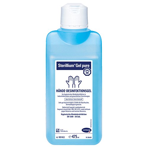 Hartmann Sterillium® Gel pure Hände-Desinfektionsgel, Desinfektion, 85% Ethanol, 475 ml