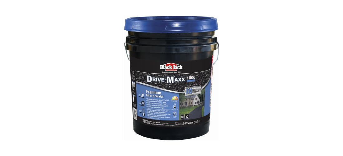Black Jack Driveway Filler And Sealer Urethane Blacktop 4.75 Gl 10 Yr Warranty