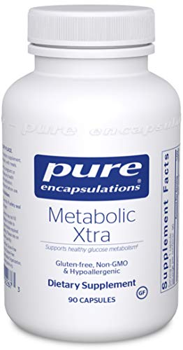 Pure Encapsulations - Metabolic Xtra - Hypoallergenic Supplement Supports Healthy Insulin Function and Glucose Homeostasis - 90 Capsules