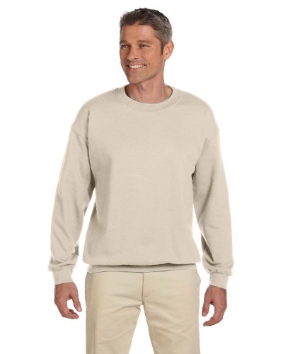 Gildan Men's Heavyweight Waistband Sweatshirt, Sand, L