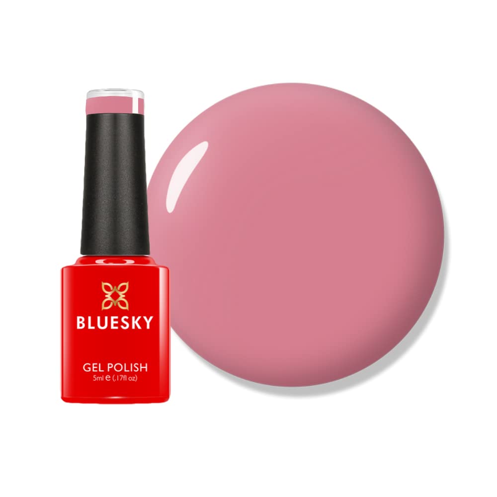 Bluesky -Gel -Nagellack, Rosebud - 80511, rosa, langlebig, chipsistenz, 5 ml (erfordert das Trocknen unter UV -LED -Lampe)