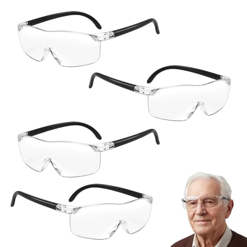 Lupenbrille Für Brillenträger, 4 Stück Vergrößerungsbrille...
