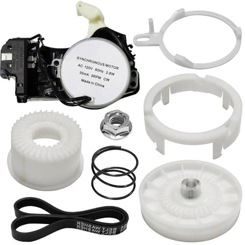 W10913953 Washer Shift Actuator W10721967 Pulley Clutch W10006384 Drive Belt Kit Compatible with Whirlpool Kenmore Maytag Amana Washing Machine Replaces...