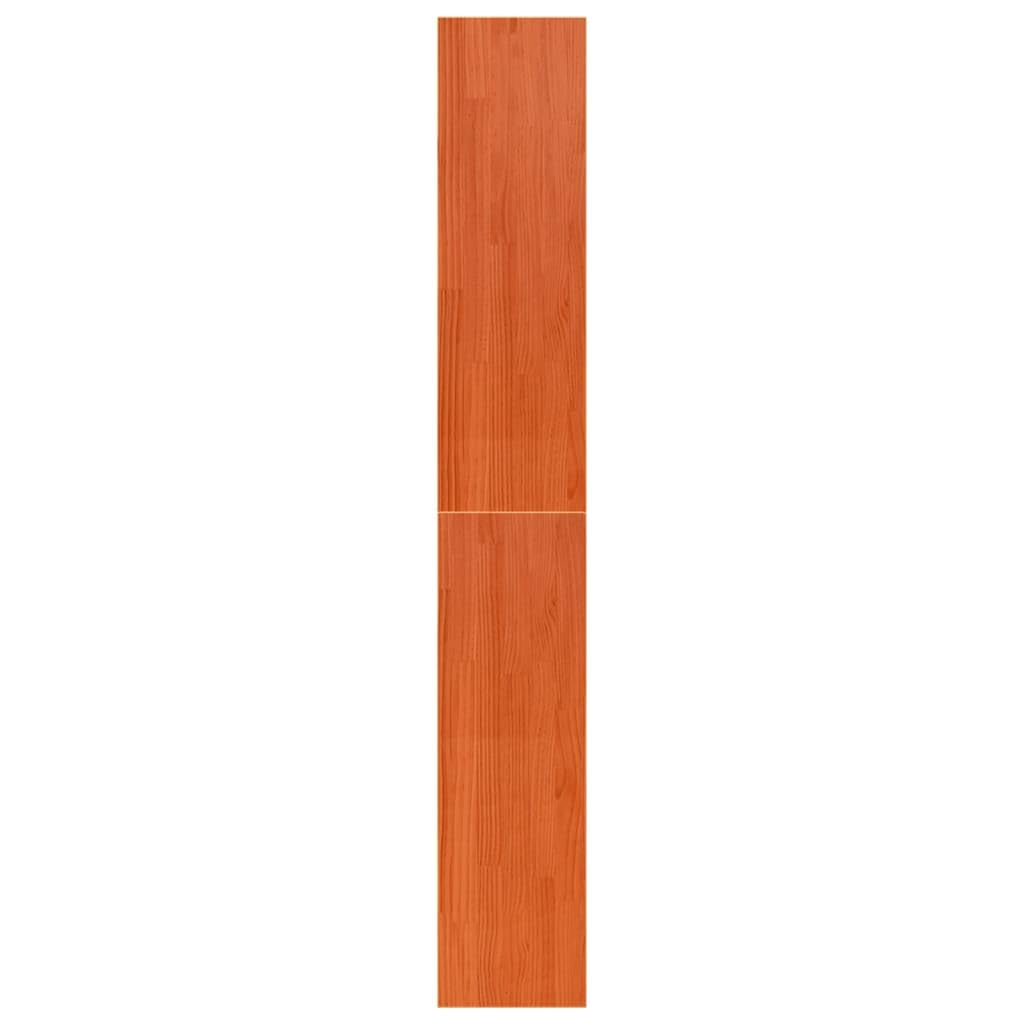 Regał na książki, ścianka działowa, regał do przechowywania, uniwersalny regał na książki do hotelu, 100 x 30 x 199,5 cm, lite drewno sosnowe