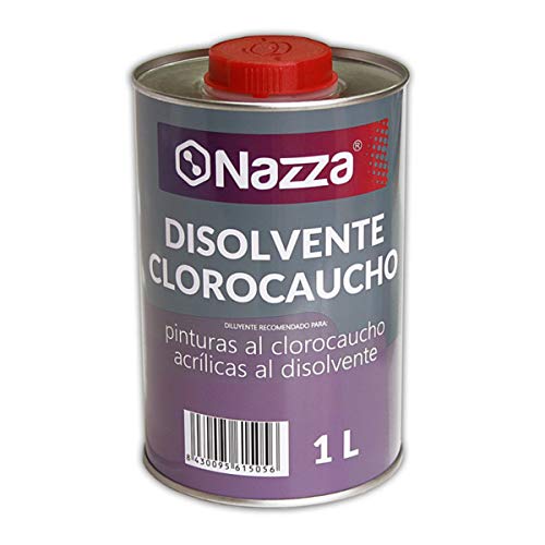 Disolvente Clorocaucho Nazza | Para Resinas y Esmaltes Sintéticos | Envase Metálico de 1 Litro