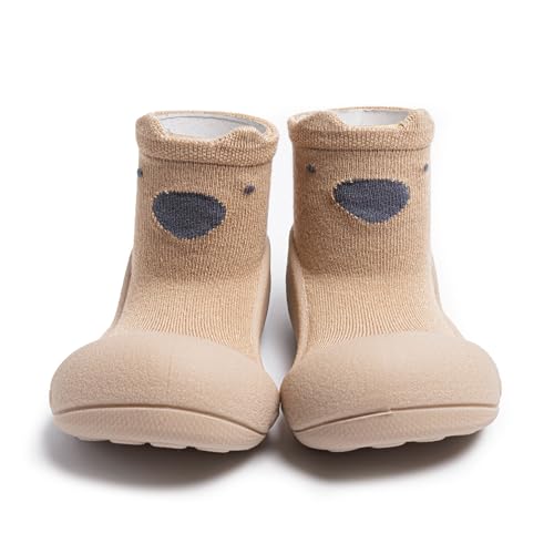 Attipas niño Animals Beige Barefoot Color Beige Calzado Respetuoso Ideal para guarderias Gateo y Primeros Pasos Algodon con Certificado Oeko Tex Muy comodas - 20