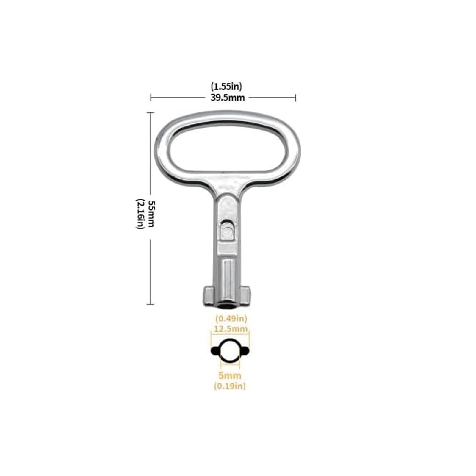 3 Chiavi Multifunzione A Croce - Per Contatori Acqua, Gas, Elettricità E Armadi, Lega Di Zinco - Foto 12