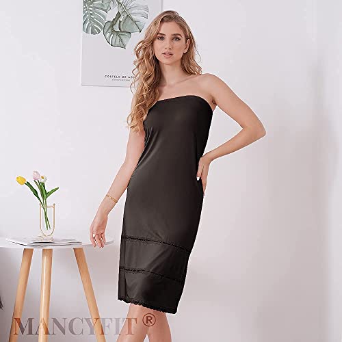 Image of MANCYFIT Strapless Slips for Under Dresses Women Full Slip with Invisible Straps