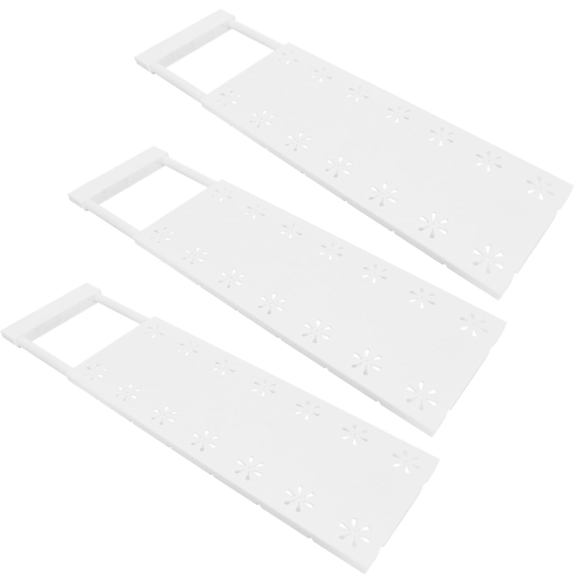 Organisateur d'étagère de tension pour placard sans perçage Toyvian 3 pcs