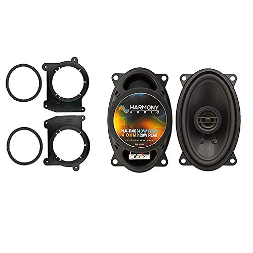 Compatible with Chevy Blazer 1998-2005 Rear Pillar Factory Replacement Harmony HA-R46 Speakers