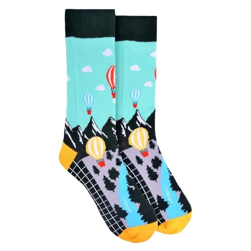 Forest & Twelfth Men’s Crew Cut Socks, Miscellaneous Fun Themes, Unique Graphic Socks, One Size Fits Most