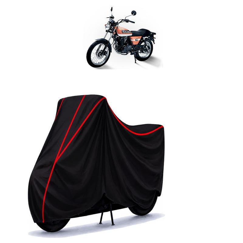 Image of Cleveland CycleWerks Ace Deluxe Water Resistant Bike Cover for All Motorcycles & Rain | Heavy Duty | UV Protection, Dustproof, Scratchproof | All Weather Two Wheeler Cover with Elastic Bottom