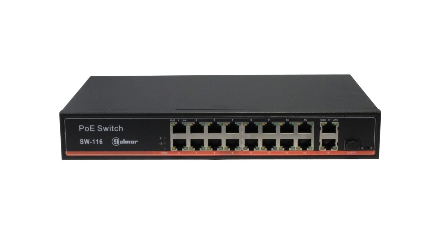 Switch 16 puertos POE SW-116 Golmar 31600240