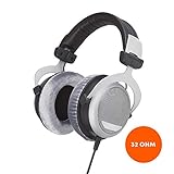 beyerdynamic dt 990 pro limited black edition Hochwertige Materialien: Robuste und flexible Federstahl-Bügelkonstruktion, Hörergabeln und Zierringe aus Aluminium, Zierblende mit Echt-Metall-Beschichtung