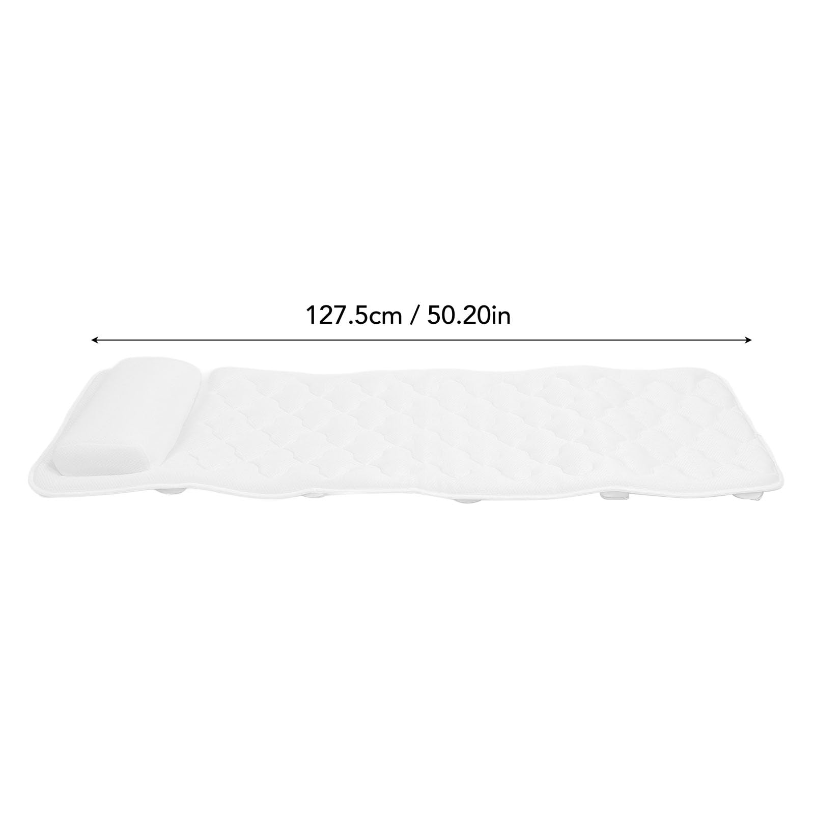 TOPINCN Cuscino da Bagno per Tutto il Corpo Poggiatesta Antiscivolo per Vasca da Bagno e Cuscino di Supporto per il Collo con Forti Ventose per Tutti i Tipi di Vasche da (Digitare un)