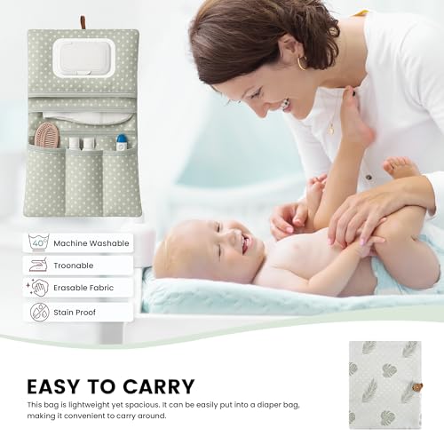 Miniatura 4 de Fzsecriu 1 Pedazo Porta Pañales Y Toallitas Bebe Bolsa Pañales Bebe Organizador Pañalera Bebe Niña