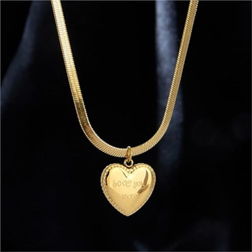 Collier cœur femme acier inoxydable inaltérable haute finition - 2