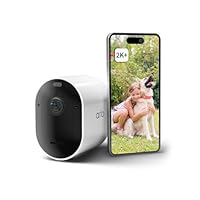 Arlo Pro5 Spotlight, Telecamera di videosorveglianza WiFi senza fili 2K, con faro e allarme, Sensori...