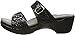 Dansko Women's Sophie Black Python Wedge Sandal