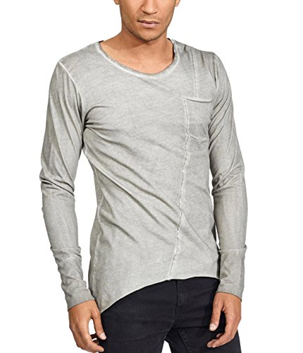 Trueprodigy Casuale Uomo Maglietta Maniche Lunghe