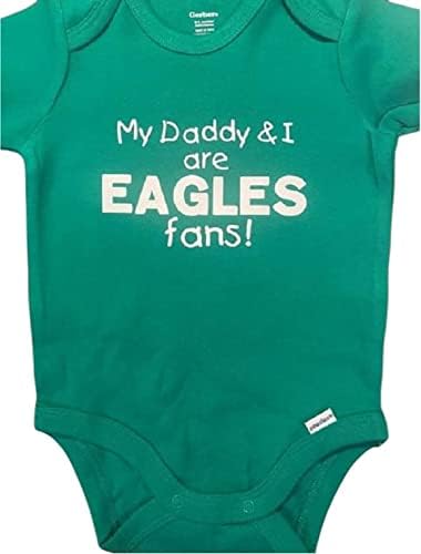 Daddy and I are Eagles fans baby onesie ® bodysuit infant one piece hate the Cowboys clothes clothing