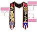 Personalized Puerto Rican Graduation Stole, Puerto Rican Graduation Sash 2025, Graduation Stole Class of 2025 Puerto Rico, Puerto Rico American Flag Graduation Sash, Puerto Rico Graduation Sash /5