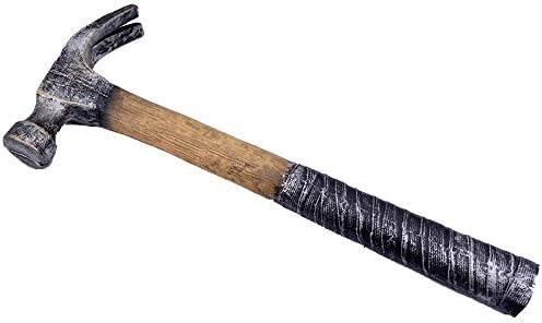 SUMAG Lifelike Rubber Hammer Magic Tricks Appear Vanish Magic Can Compress to fit in Palm Stage Illusion Gimmick Prop Funny Accessories