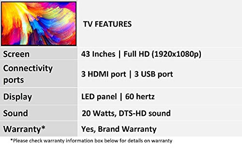 Image of Mi 108 cm (43 Inches) Full HD Android Smart LED TV 4A|4X | L43M5-AI (Black)