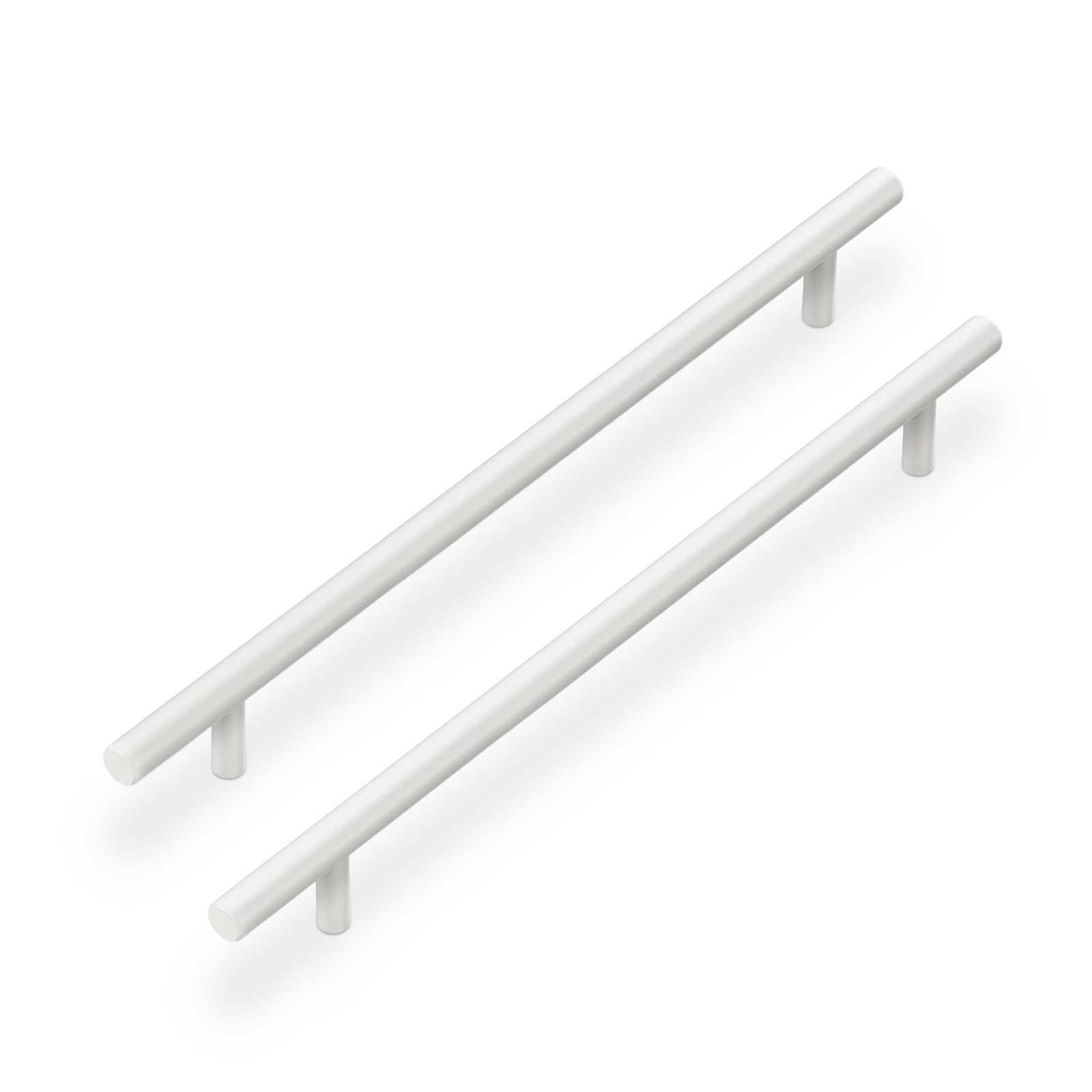 Lontan White 160mm Cabinet Handles - Stainless Steel Bathroom & Kitchen Cupboard Handles — image 1