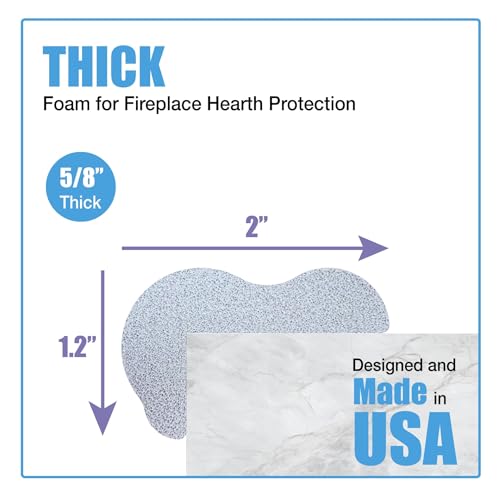 Image of KidKusion Extra Long Hearth Cushion | Made in USA | Taupe | 14.33 Ft of Padding | Child Safety, Edge and Corner Guard, Baby Proof Fireplace Bumper