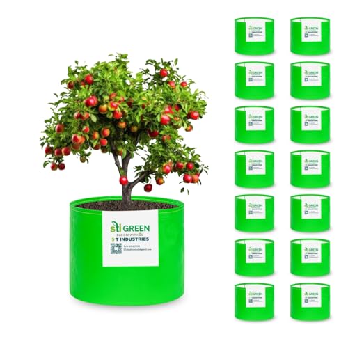 Image of HDPE Grow Bags 24X24 Inch (Pack of 15) | 260 GSM Plant Grow Bags UV-Protected Garden Bag | Growbags for Plants Terrace Gardening | Heavy Duty Plant Bag