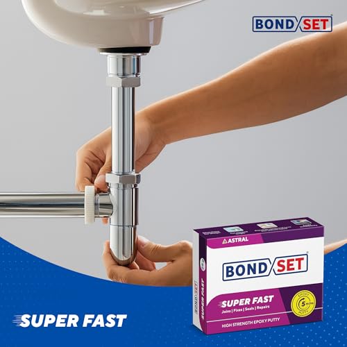 Image of Bondset Super Fast Epoxy Repair Putty 25g X 10, User-Friendly, Quick Setting, Durable Bond, Water & Chemical Resistant, Indoor & Outdoor Use