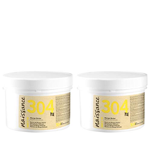 Preisvergleich Produktbild Naissance Mangobutter, raffiniert (Nr. 304) 500g (2x250g)