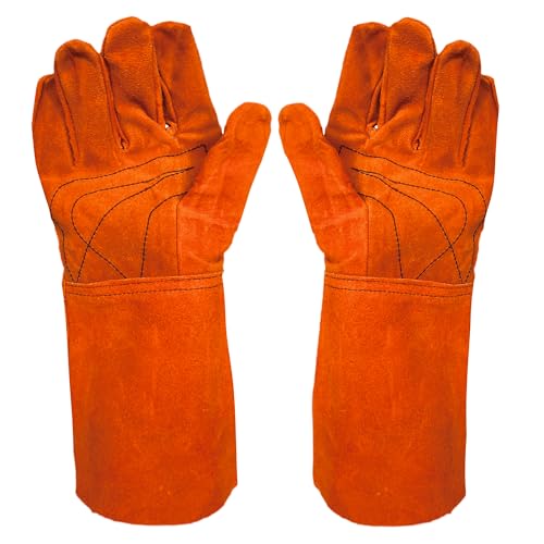 Guantes de carnaza largos 18 Imagen adicional