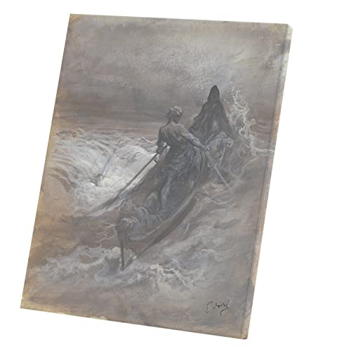 Tableau Décoratif Toile Imprimée Gustave Doré Dessin After The Shipwreck 1875