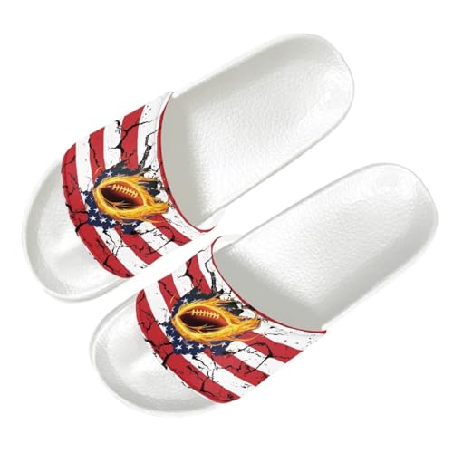 Mens Summer Slippers Non Slip Bathroom Shower Slides Indoor Home Slipper Outdoor Garden Beach Sandals SizeUS 6-13.5