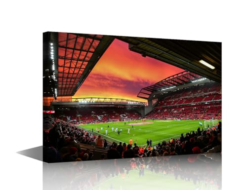 Toile murale Liverpool Anfield Road 60x90cm deco haut de gamme pour interieur contemporain