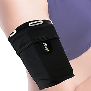 RevereSport Universal Armband for all Phones (Compatible iPhone 14/13/12/11/10/8/XR/SE/Plus/Max/Pro/Mini, Samsung Galaxy S22/S21/S20/S10/Ultra) (M)