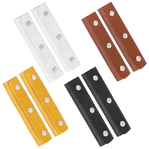 Elegaperma 8 Pcs Purse Handle Covers, PU Bag Handle Wrap