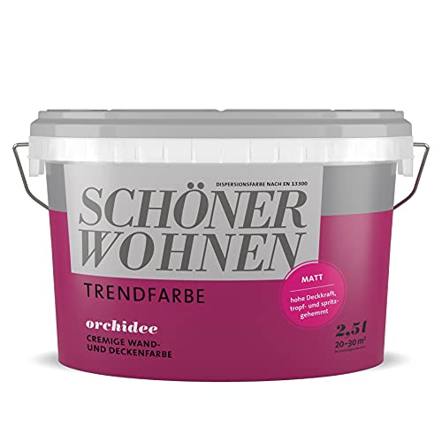 2,5 Liter Schöner Wohnen Trendfarbe 'Orchidee' matt