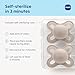 MAM Original Start Night Baby Pacifiers 0-3 Months Newborns, BPA-Free Skin Soft Silicone Nipple, Glows in The Dark, Developed with Medical Experts, 2 Count with Sterilizer Case