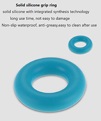 Grip Strength Trainer,Hand Grip Strengthener ,Forearm Grip Workout - Grip Trainer Silicone Rings For Rock Climbing, Athletes & Stress Relief & Rehabilitation, 3 Resistance Levels(3 Pcs) #TOP4
