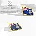 Cayman Islands Flag Lapel Pin - Enamel Metal National Badge | World Travel Souvenir Gifts for Men & Women | Country Flag Patriotic Brooch Bulk Pack of Pins for Hat, Tie, Clothes, Backpack (1pc)