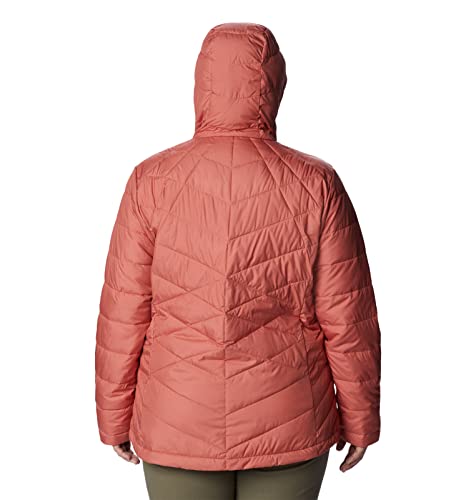 Image of Columbia Women's Omni-Heat Reflective Heavenly Hooded Hiking & Trekking Down Standard Length Jacket