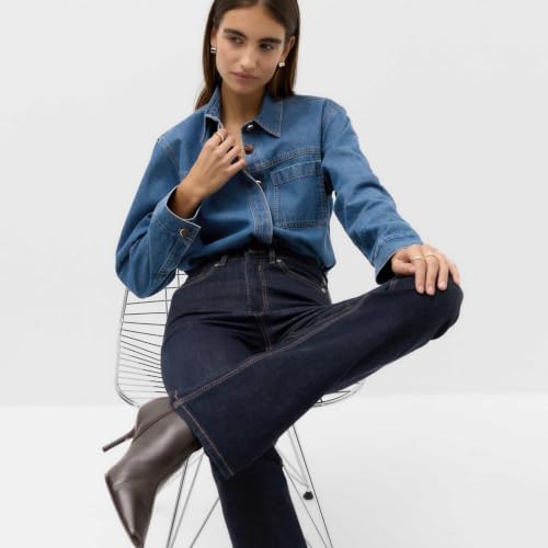 Image of Marks & Spencer Sculpt Bootcut High Rise Denim Jeans